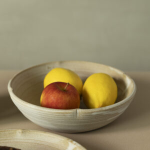 Persimmon Large Bowl (Toffee / Lake Green)